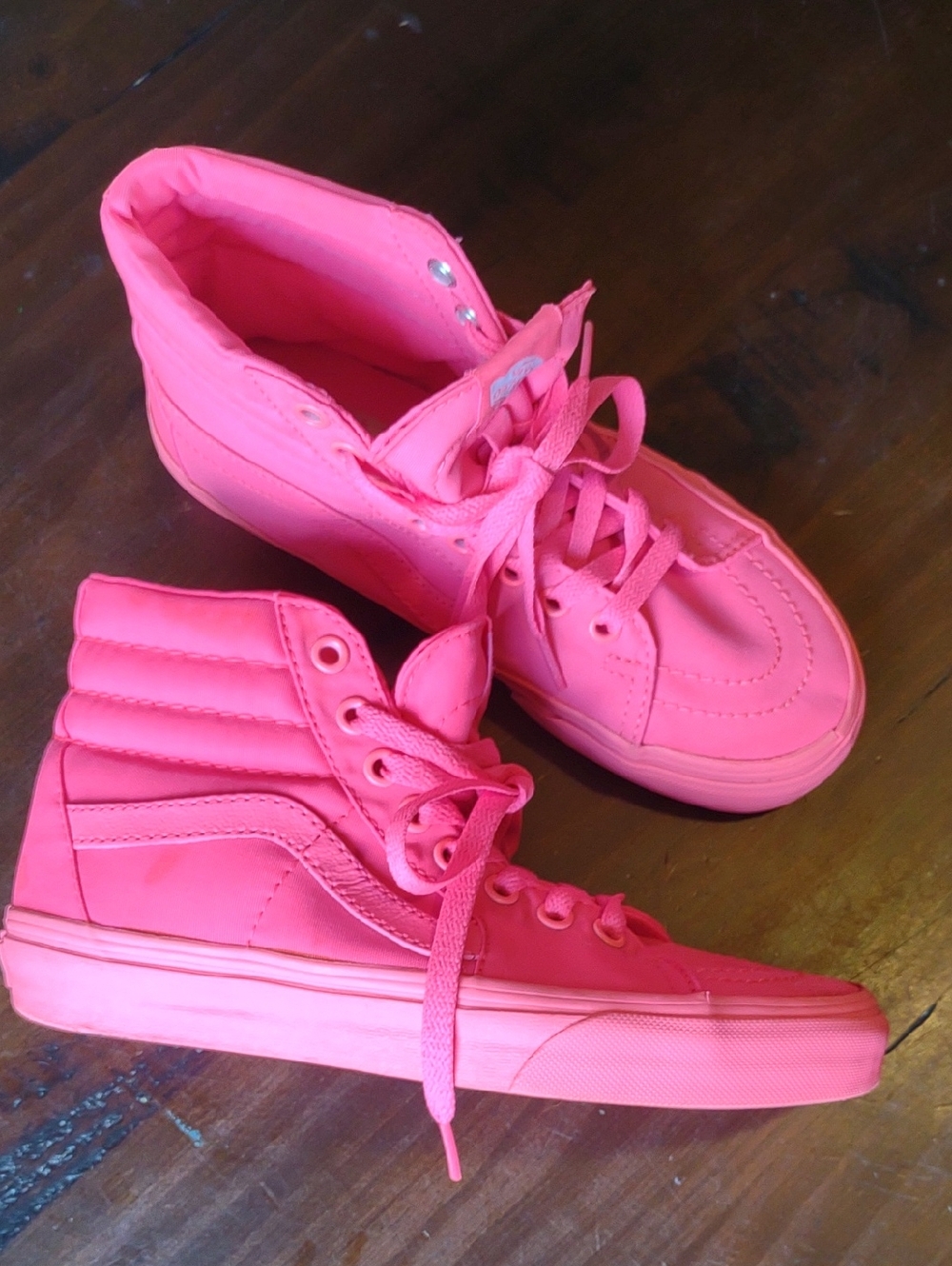 Vans Women's High-Top Sneakers in Hot Pink